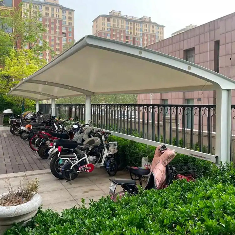 马尔康市膜结构电动车棚